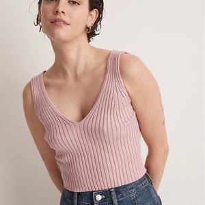 Madewell V-Neck Sweater Tank Size XXS NWOT